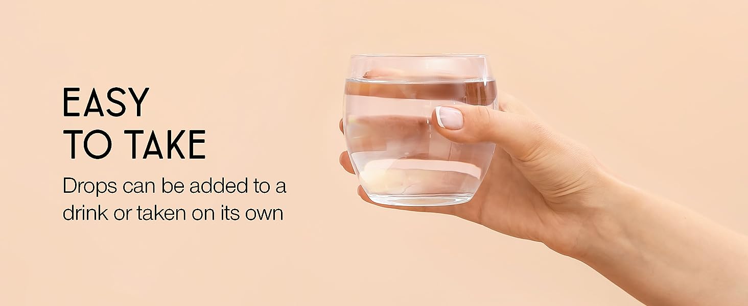 vitamin d3 drops can be added to a drink or taken on its own