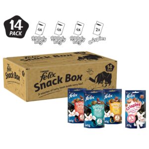 Felix Snack Box Adult Cat Treats Pack