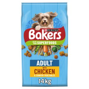 Bakers Adult Dry Dog Food Chicken and Veg 14 kg
