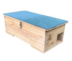 Wooden Hedgehog Feeding Station House Shelte