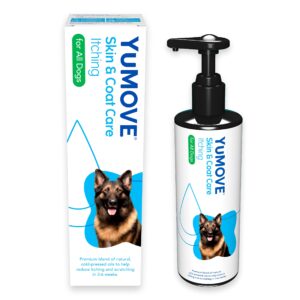 YuMOVE Skin & Coat Care Itching for Adult Dogs | Itchy or Sensitive Skin Supplement for Dogs Prone to Scratching enriched with Salmon Oil | 500ml | Packaging may vary