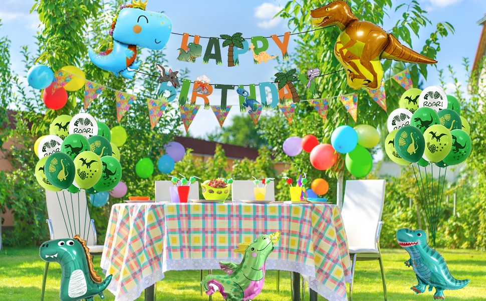 dinosaur party decorations