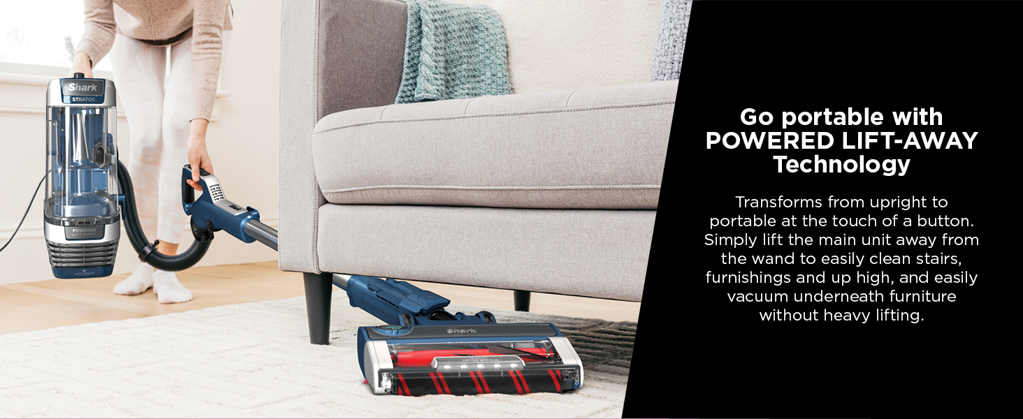 Shark Stratos XL 2.6 Litre Corded Upright Vacuum Cleaner with Anti Hair Wrap Plus & Anti Odour