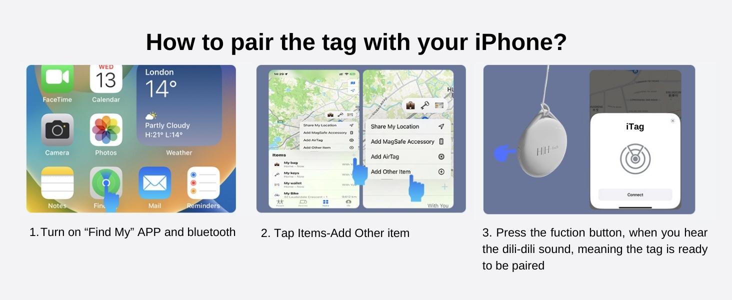 Apple Tracker, Smart Tag, itag, item finder