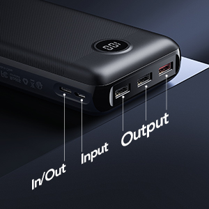 VEGER 3000mAh Power Bank Quick Charge