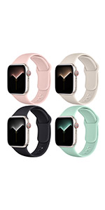 silicone apple watch strap 38mm for women