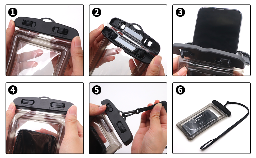 Waterproof phone pouch