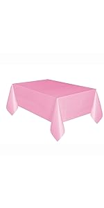 Solid Lovely Pink Tablecloth
