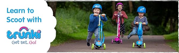 Learn to scoot with Trunki