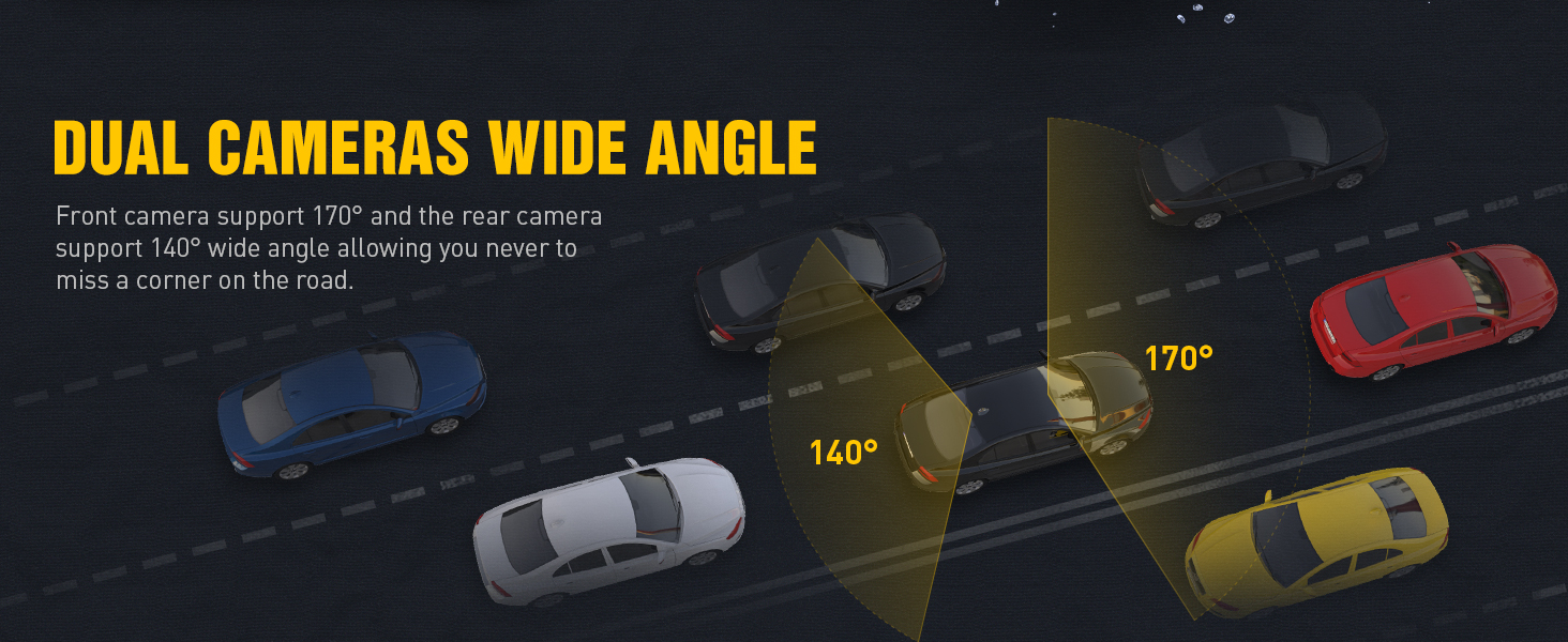 dashcam front and rear