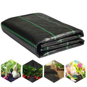 LawnScape Weed Control Membrane 2M x 5M 105GSM Heavy Duty Weed Membrane Breathable Weed Control Fabric Landscape Fabric for Weed Barrier in Garden