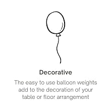 balloon string and weights use for black and gold balloons wedding balloons christening balloons