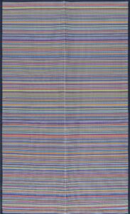 Blue Beach Outdoor Rug - Beach Blanket - 70x180cm Plastic Waterproof Mat for Pool