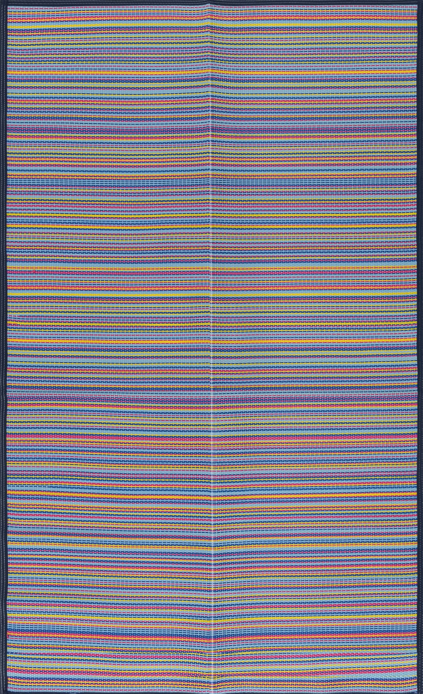 Blue Beach Outdoor Rug - Beach Blanket - 70x180cm Plastic Waterproof Mat for Pool