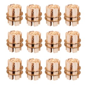 Invero 12 Pack of Fire Wood Starter - BBQ Lighter Easy Ignition Starter - Ideal Firelighters for BBQ's