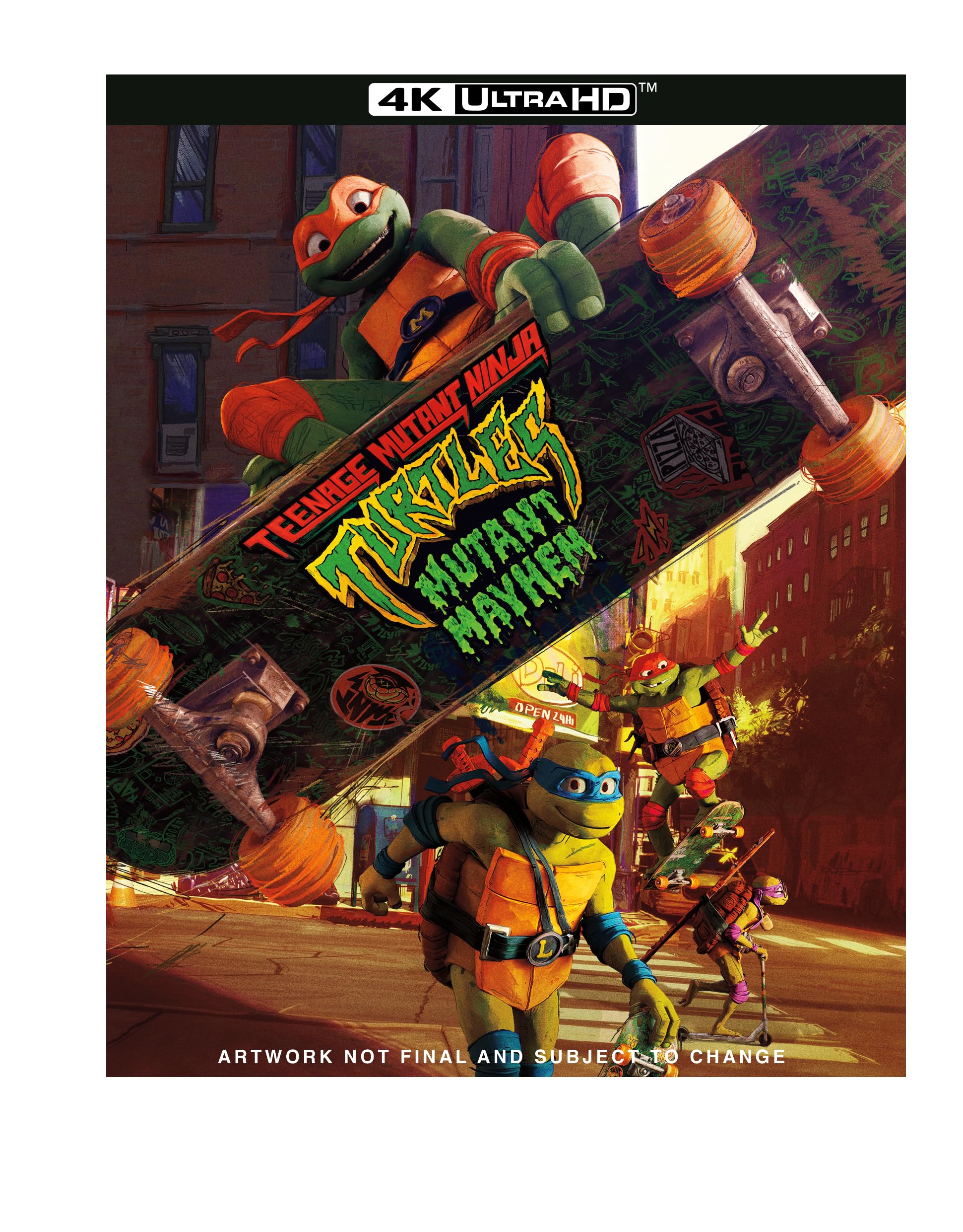 Teenage Mutant Ninja Turtles: Mutant Mayhem 4K UHD [Blu-ray] [Region A & B & C]