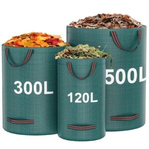 3 Sacks Garden Waste Bags Heavy Duty