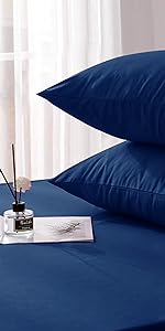 pillow cases navy
