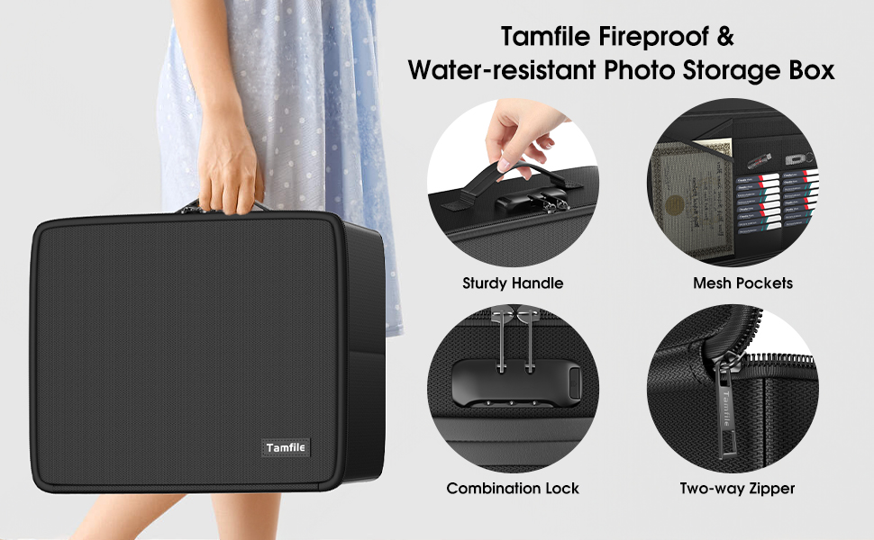 Fireproof Photo Storage Box