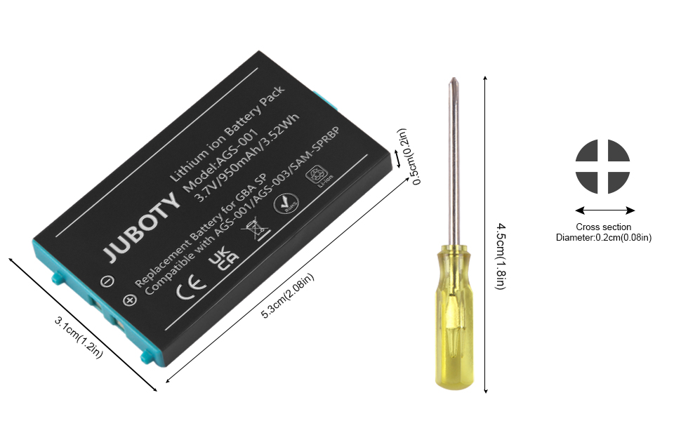Game Boy Advance SP Battery