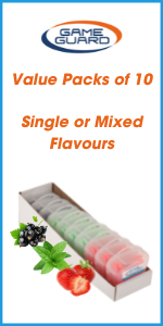 pack of 10 flavoured gumshields mouthgards for rugby hockey spearmint blackcurrant strawberry 