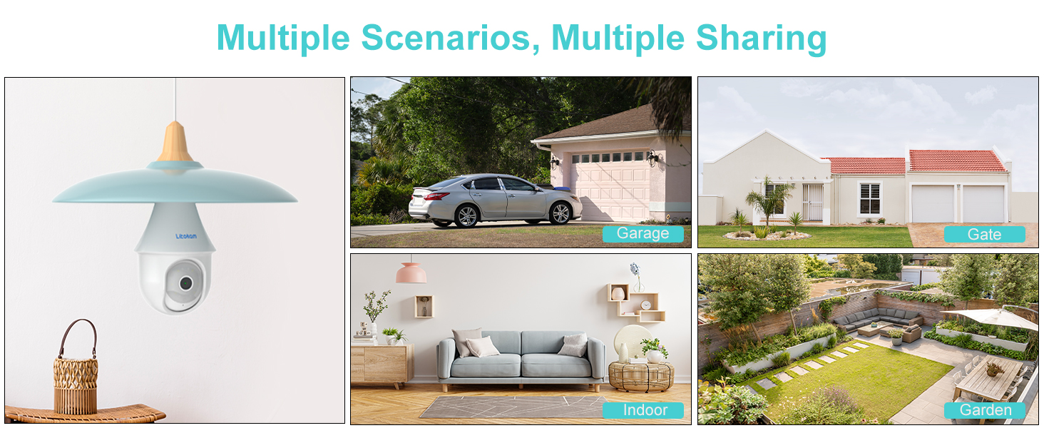 4MP Bulb Security Camera