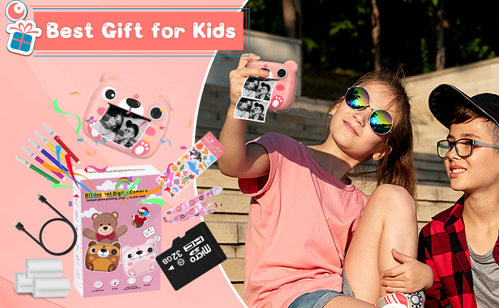 Kids Instant Print Camera