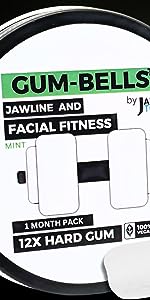 gumbells, gum-bells, Jaw, jawline exerscise, exerciser, face, neck, double chin, chewing gum