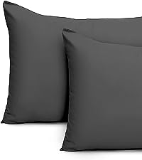 PILLOW CASES CHARCOAL