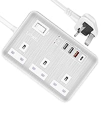 extension lead with USB C