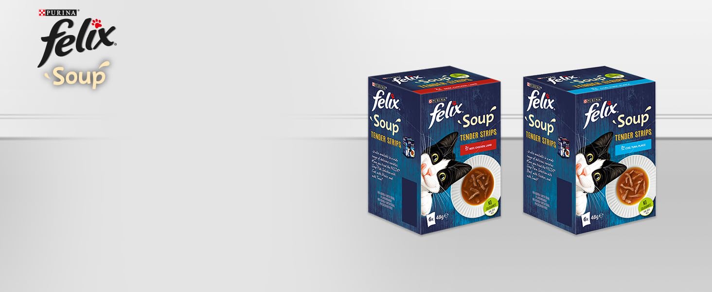 FELIX SOUPS range Main meal wet multipacks