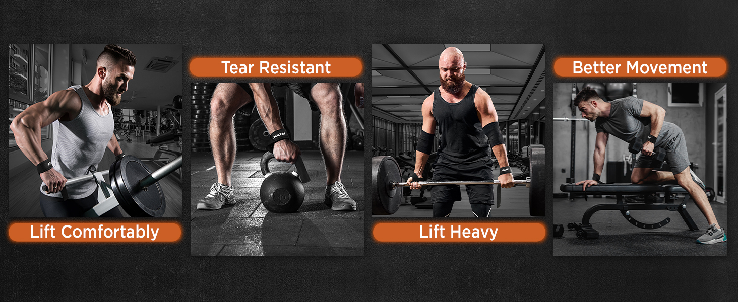 Weight Lifting Straps, Powerlifting Deadlifting Gym Fitness, Men Women