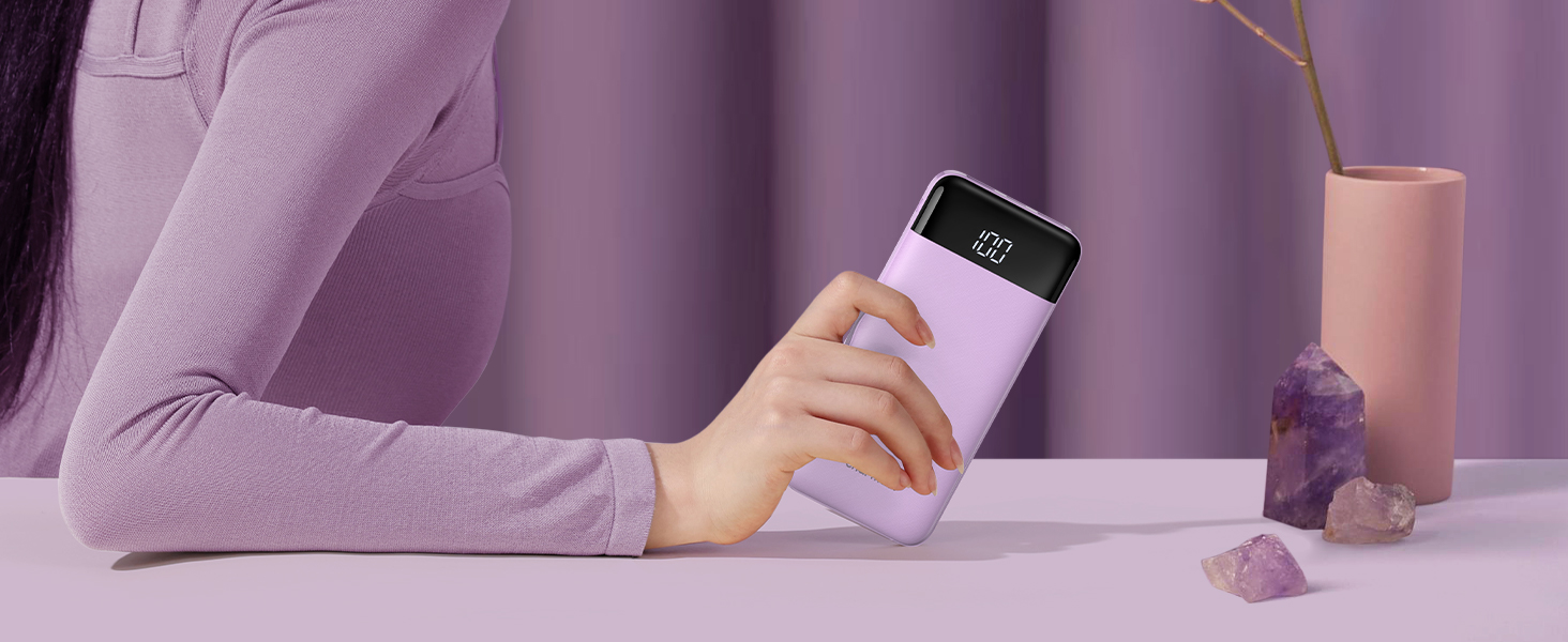 Power bank purple