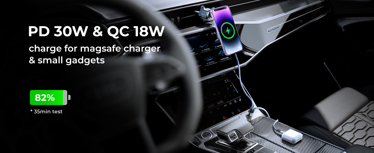 fast car charger adapter USB C car charger fast charging