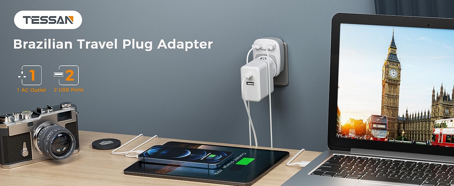 adaptor plug uk to brazil