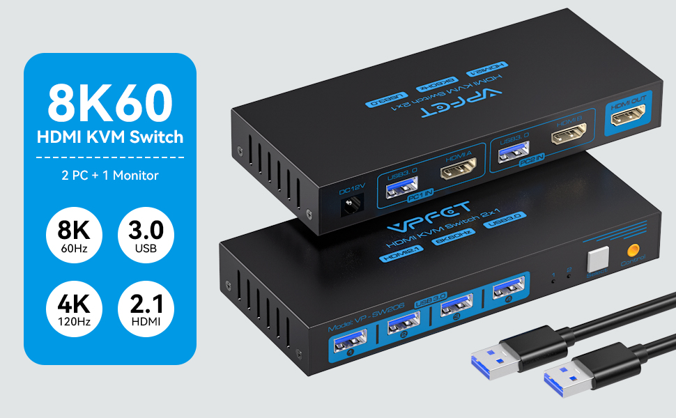 8K HDMI KVM Switch