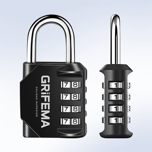 small combination padlock portable door locker for luggage backpack
