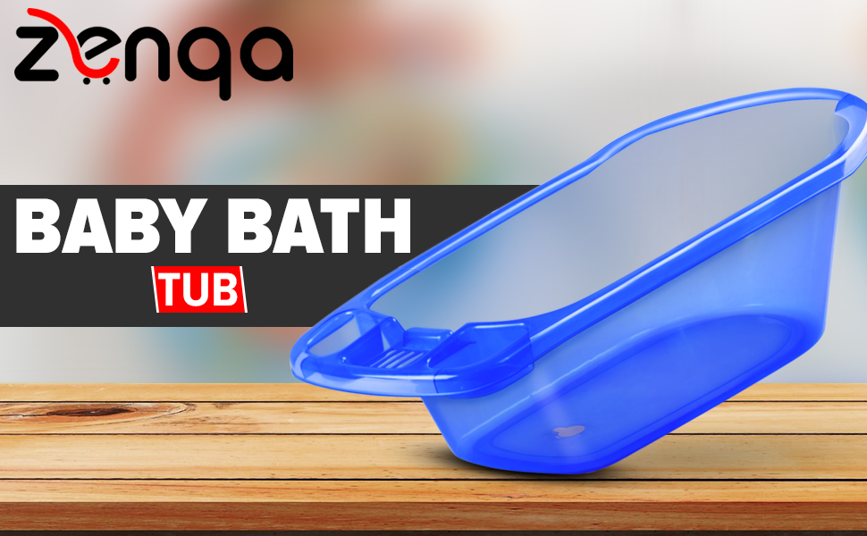 Baby Bath Tub 0 to 24 Months Large Seat Toddler Child Comfort Clear Newborn Bathtub BPA Free
