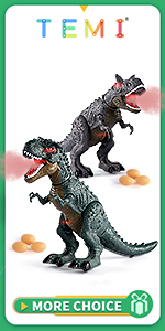 2 pack electric dinosaurs