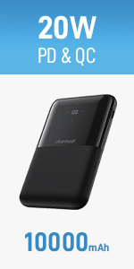 Charmast Power Bank Mini Quick Charge 20W QC PD
