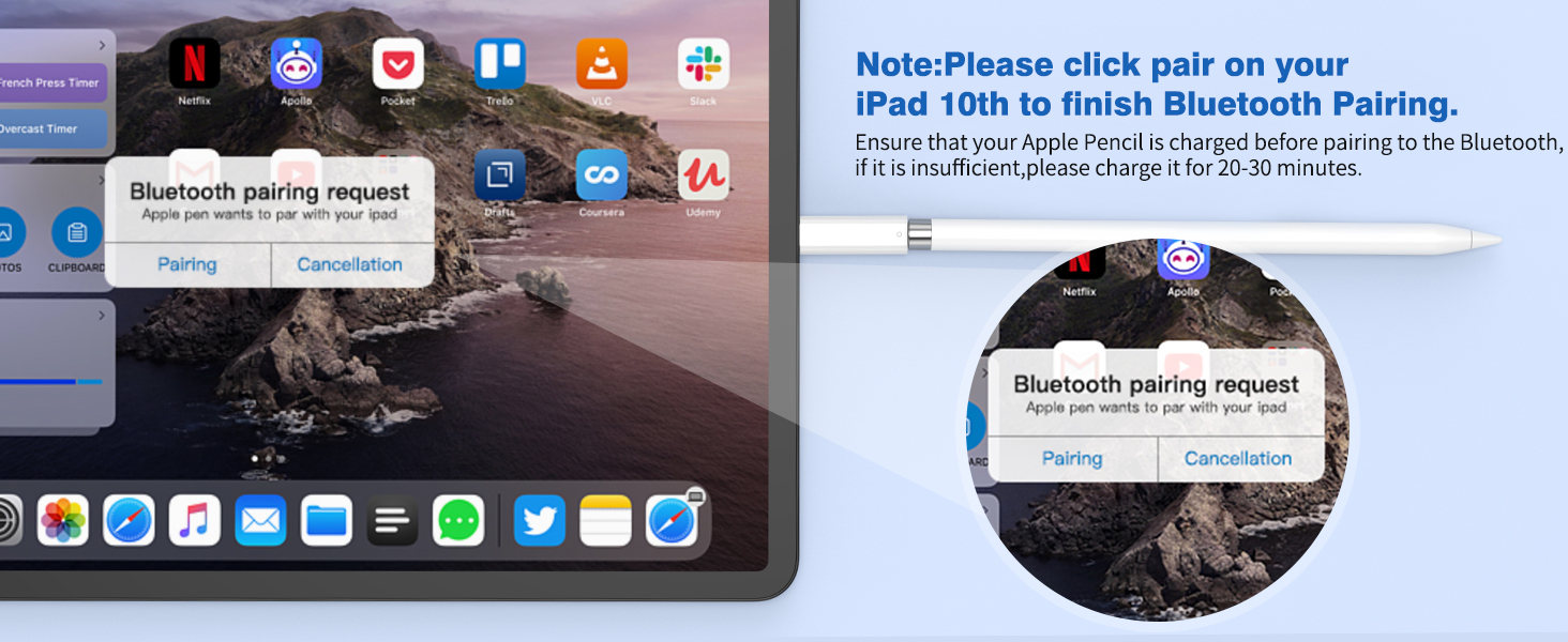 usbc to apple pencil adapter for ipad 10th