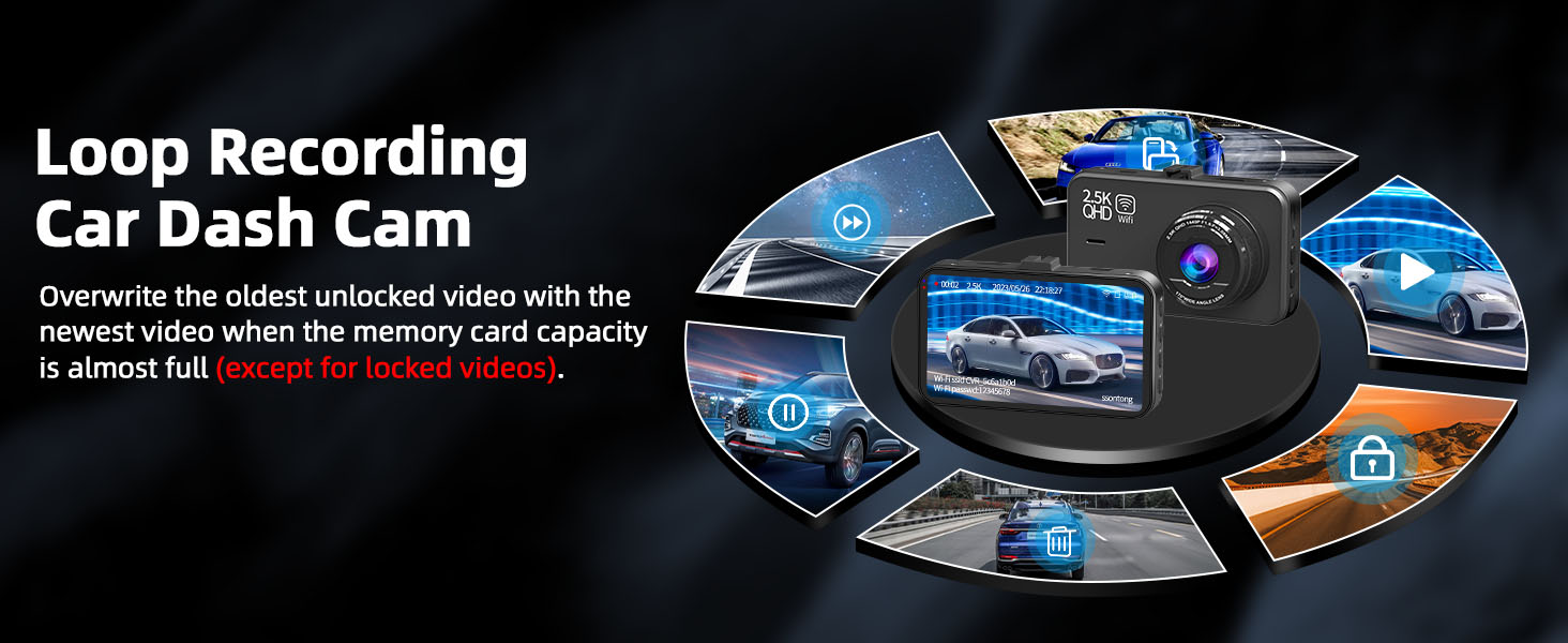front and rear dashcams