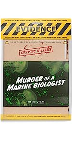 Murder Case File Mystery Folder Crime Solve Detective Game Fun Police Hunt Play Party