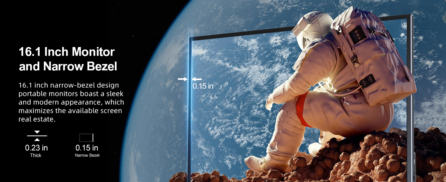 16.1 Inch monitor
