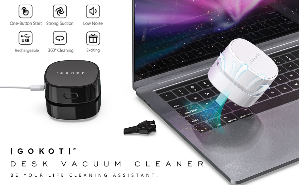 Mini desk vacuum cleaner