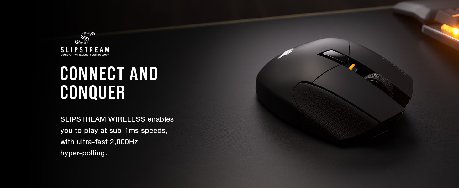 SLIPSTREAM, WIRELESS gaming mouse, mmo gaming mouse