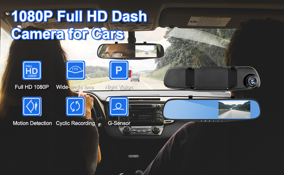 Dash Cam Front and Rear