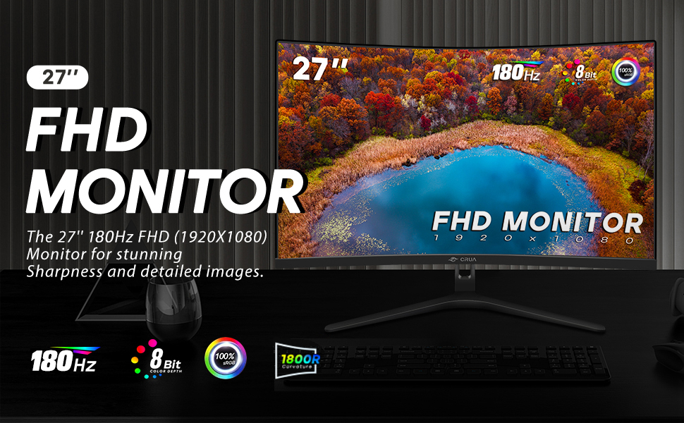 gaming monitor computer monitor 165hz FHD1080p monitor