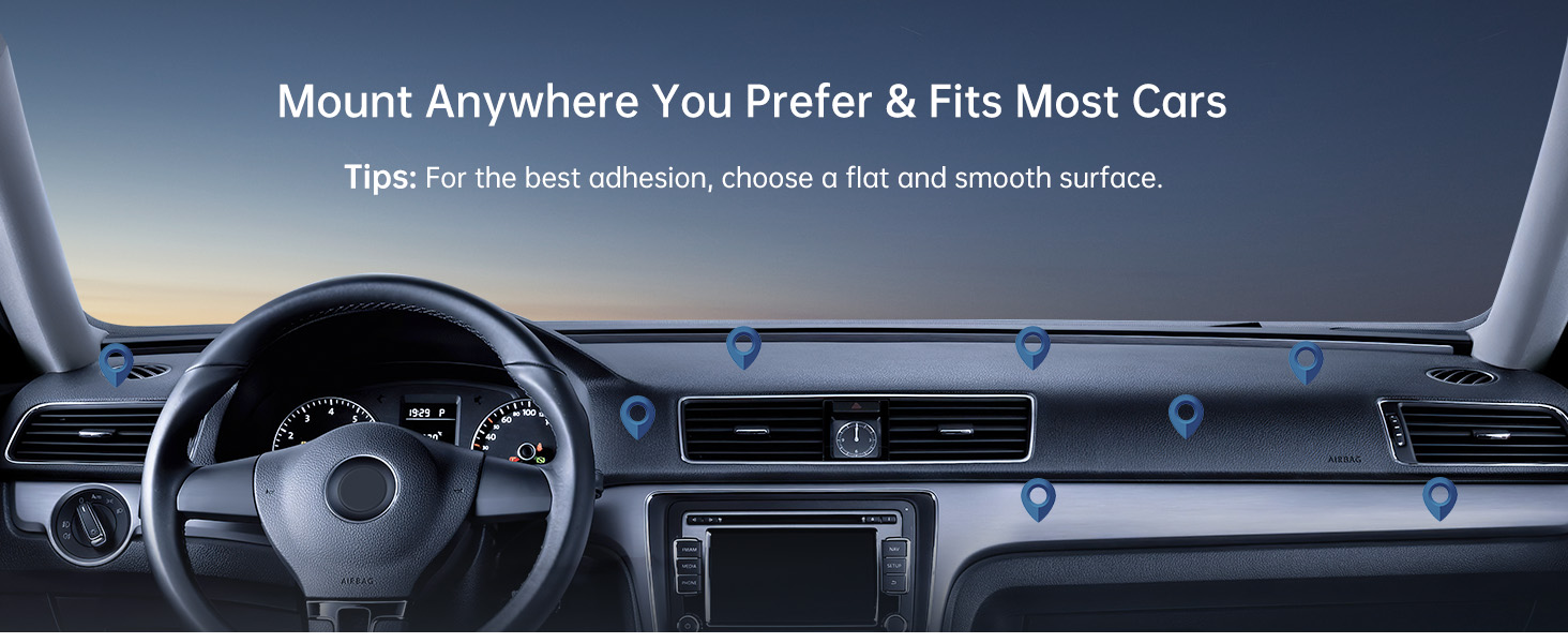 Magnetic Phone Holder for Car Dash