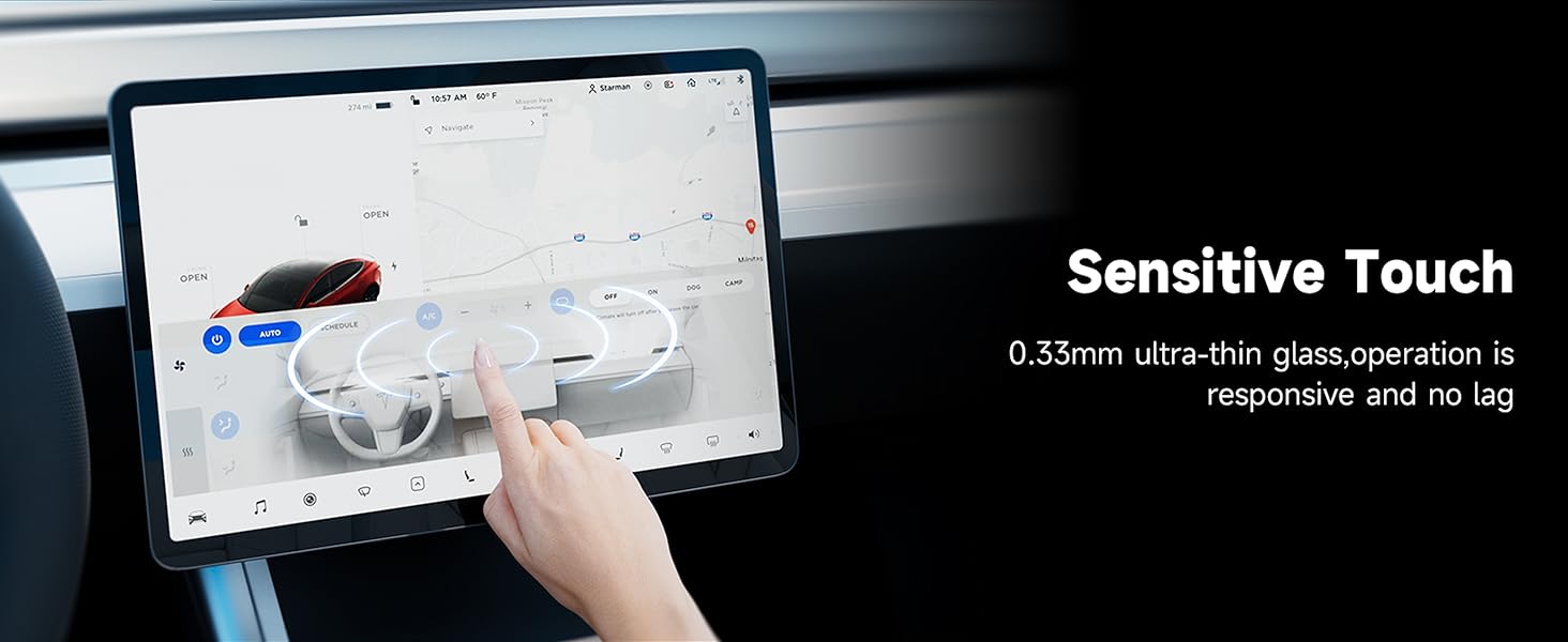 Screen Protector Compatible with Tesla Model 3/Y